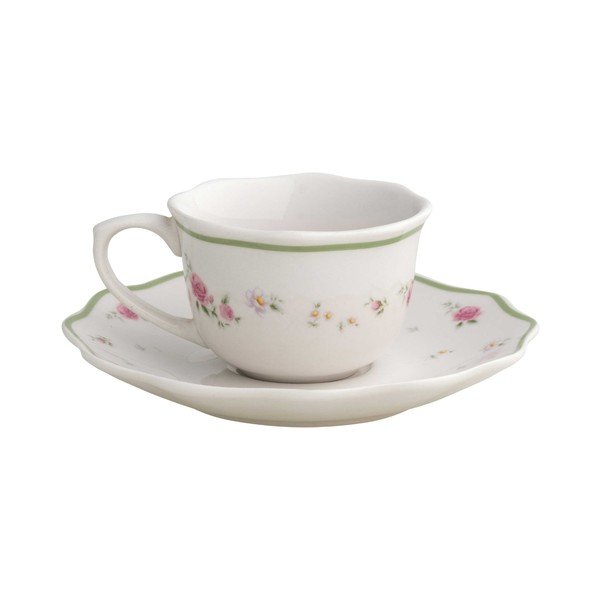 Białe porcelanowe filiżanki zestaw 2 szt. na espresso 90 ml Nonna Rosa – Brandani-image-2