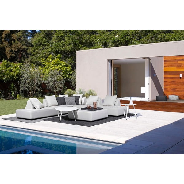 Aluminiowy okrągły stolik ogrodowy ø 50 cm Ridley   – Bizzotto-image-2