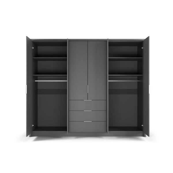 Szara szafa 255x217 cm Wells – Cosmopolitan Design-image-4