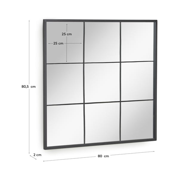 Lustro ścienne Kave Home Ulrica, 80x80 cm-image-4