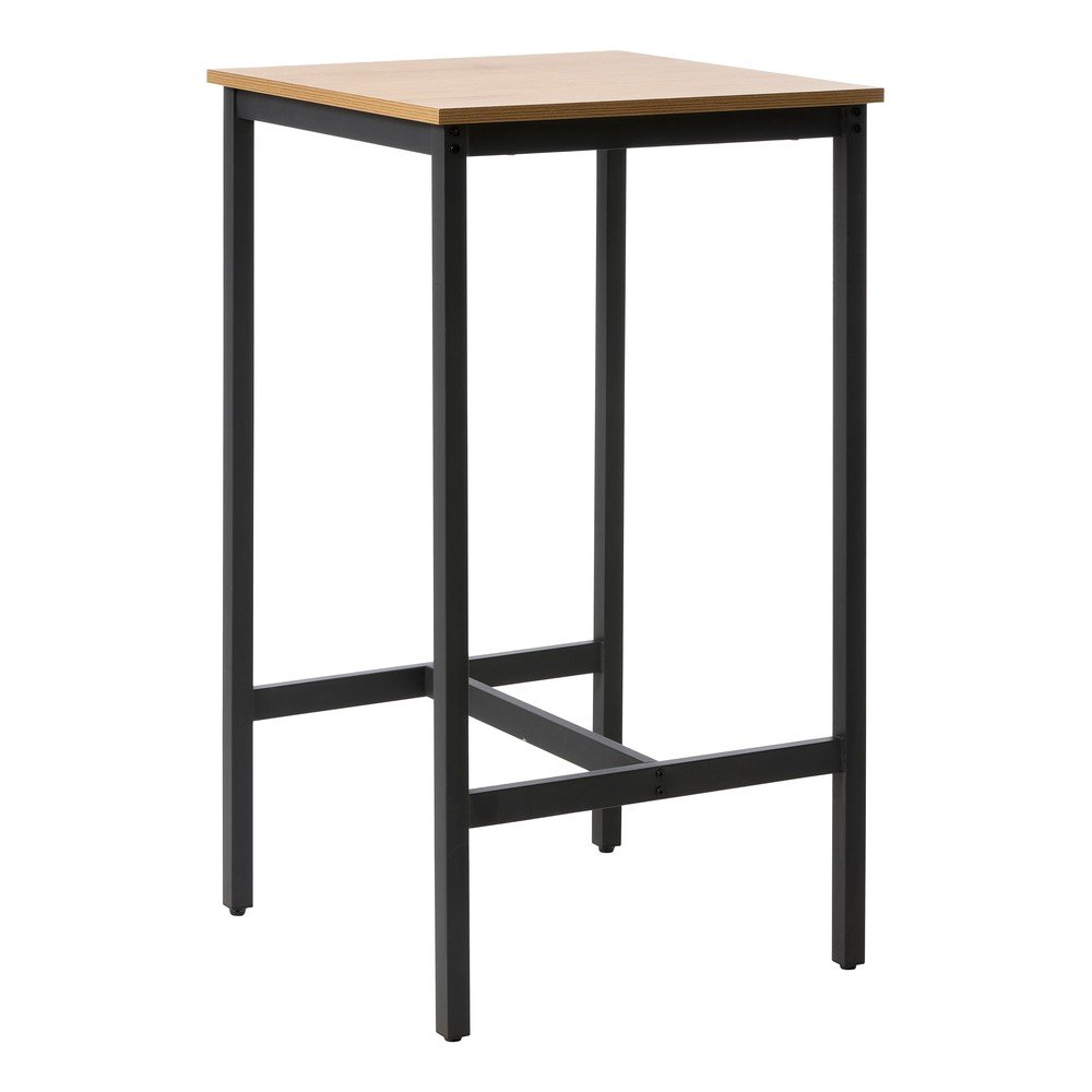 Stolik barowy w dekorze dębu 60x60 cm Cesura – Unique Furniture