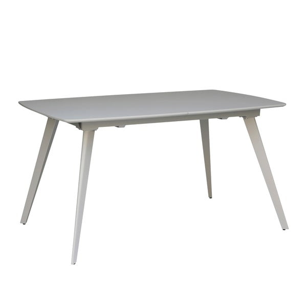 Szary stół rozkładany sømcasa Tessa, 140x90 cm