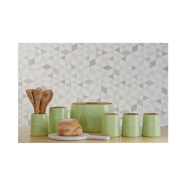 Zielony pojemnik na przybory kuchenne Premier Housewares Fletcher, 800 ml-image-4