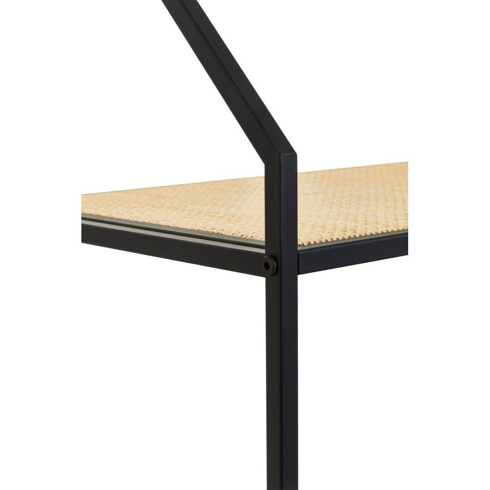 Czarny/w naturalnym kolorze metalowy regał 61x179x34 cm Depok – Premier Housewares (zdjęcie 4)
