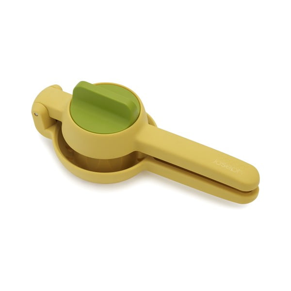 Żółto-zielona ręczna wyciskarka Joseph Joseph JuiceMax