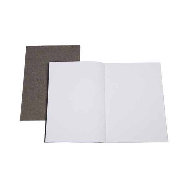 Zestaw 2 ciemnoszarych notesów Biso, 40 stron-image-1