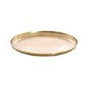 Metalowa taca dekoracyjna ø 34,5 cm Krosna – Light & Living