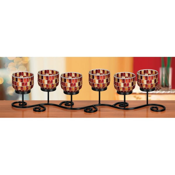 Metalowy świecznik na świeczkę typu tealight – Deco Pleasure-image-1