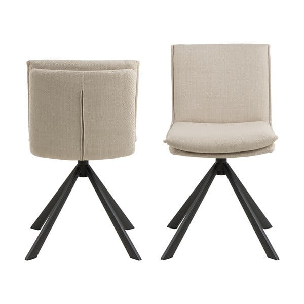 Kremowe krzesło Flynn – Actona-image-3