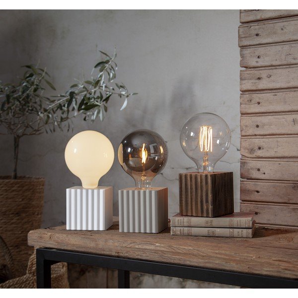 Żarówka filamentowa LED o ciepłej barwie z gwintem E27, 2 W Plain Smoke – Star Trading-image-1