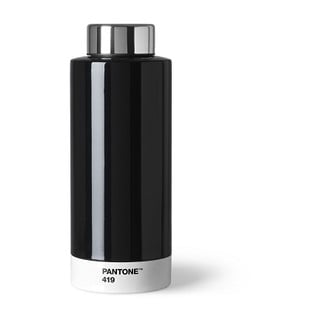 Czarna butelka podróżna ze stali nierdzewnej 630 ml – Pantone