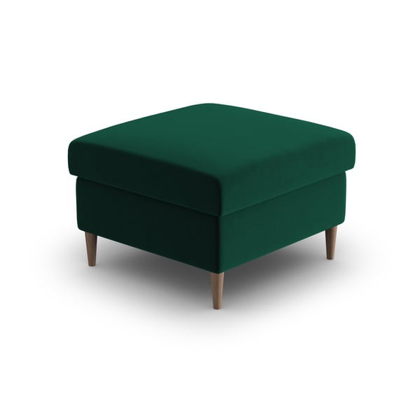 Zielony aksamitny podnóżek Kyoto – Cosmopolitan Design-image-2