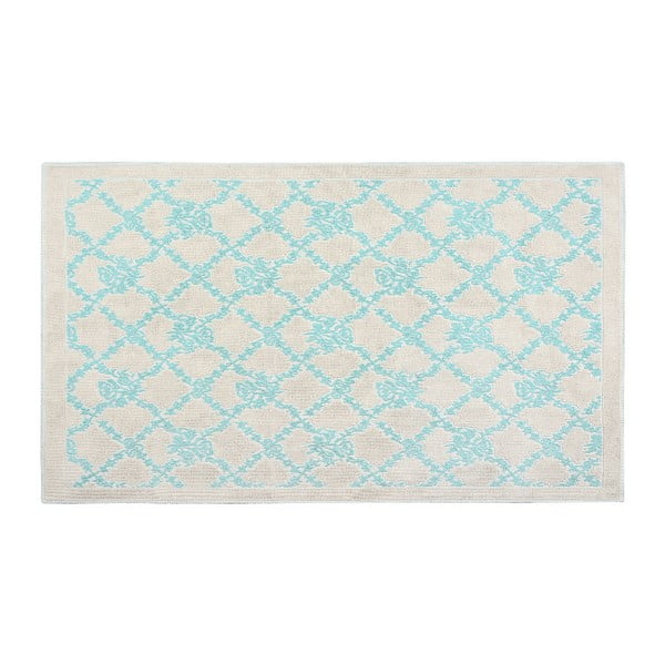 Bawełniany dywan Oni 60x90 cm, turkusowy