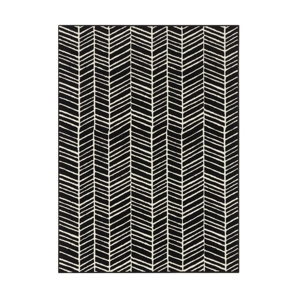 Czarny dywan Ragami Velvet, 120x170 cm