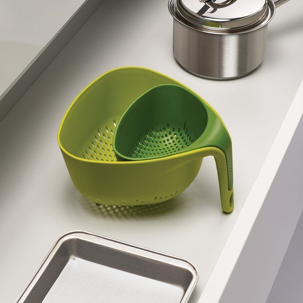 Zielone durszlaki Joseph Joseph Colanders-image-1