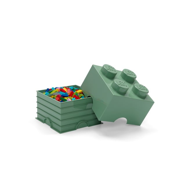 Zielony pojemnik kwadratowy LEGO®-image-2