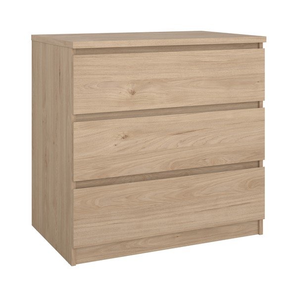 Komoda w dekorze dębu w naturalnym kolorze 77x76x50 cm Naia – Tvilum