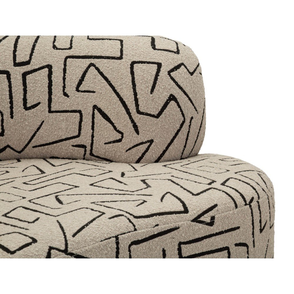 Beżowa sofa z materiału bouclé 176 cm Nairobi – Mauro Ferretti (zdjęcie 9)