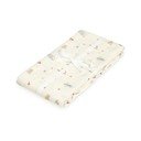 Jasnożółty koc dziecięcy z bawełny organicznej do spowijania 120x120 cm Off-White – Cam Cam Copenhagen