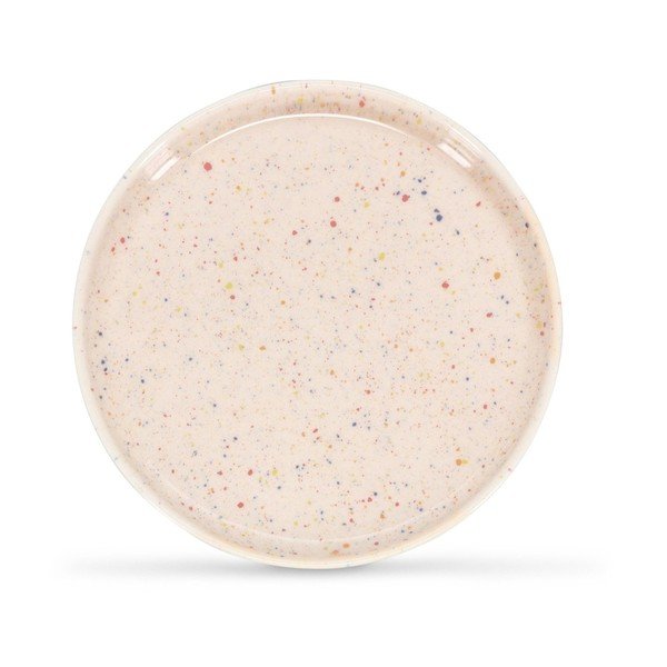 Beżowy porcelanowy talerz ø 25 cm Fika – ONA