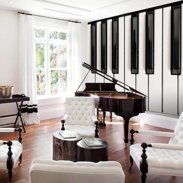 Wielkoformatowa tapeta Pianino, 315x232 cm
