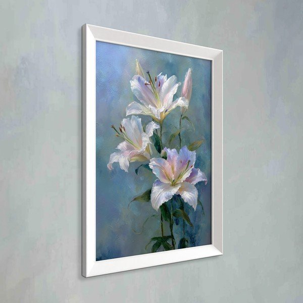 Obraz drukowany z ramą w zestawie 56x75 cm Lilies – Styler-image-3