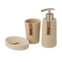 Beżowy zestaw akcesoriów łazienkowych – Casa Selección