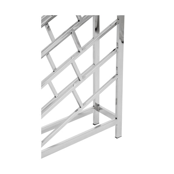 Metalowy regał na wino w kolorze srebra z połyskiem liczba butelek 24 Barolo – Premier Housewares-image-3