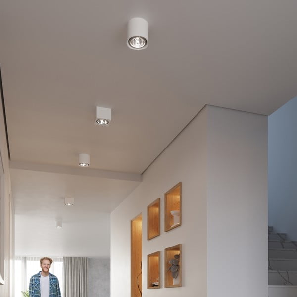 Biała lampa punktowa ø 14,5 cm Roxa – Sollux-image-1