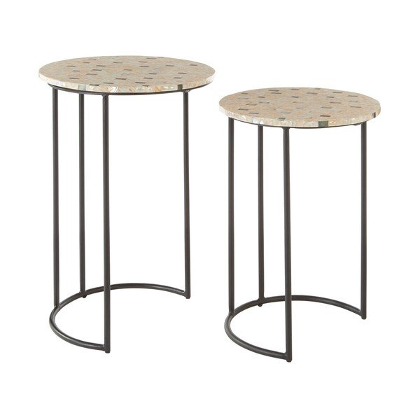 Okrągłe stoliki zestaw 2 szt. ø 38 cm Halle – Premier Housewares