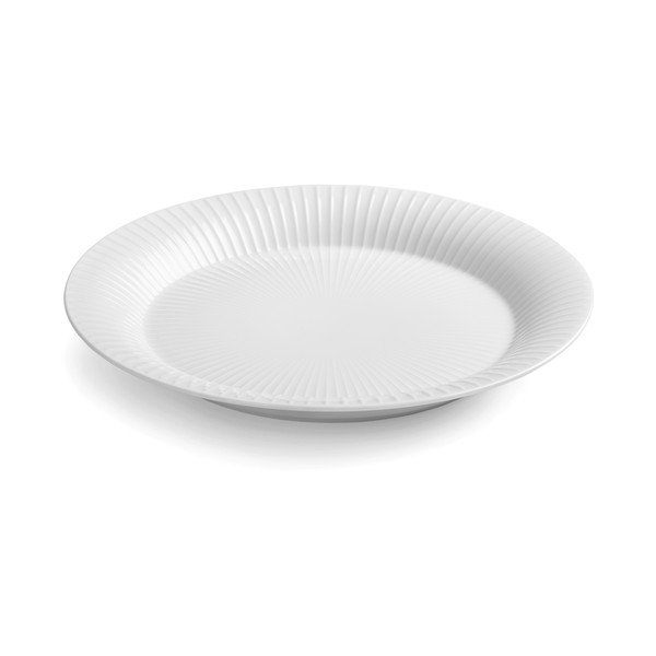 Biały porcelanowy talerz Kähler Design Hammershoi, ⌀ 27 cm