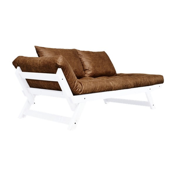 Sofa rozkładana Karup Bebop White/Choco-image-4