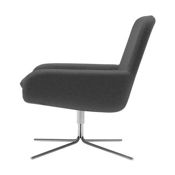 Antracytowy fotel obrotowy Softline Coco Swivel-image-3