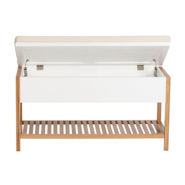 Bambusowy regał/szafka na buty Wenko Finja-image-3