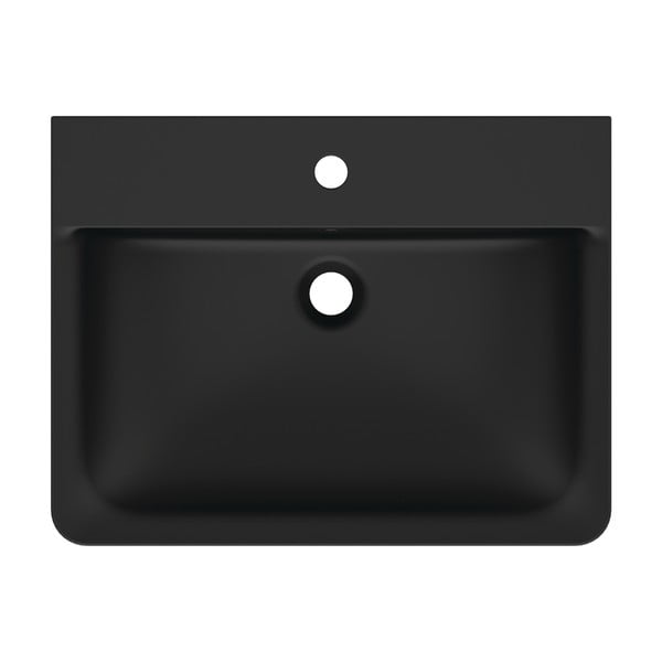 Ceramiczna umywalka w kolorze matowej czerni 60x46 cm Silk Black – Ideal Standard-image-1