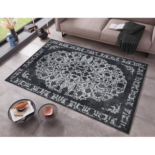 Czarny dywan 150x80 cm – Ragami-image-1