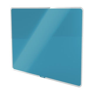Niebieska szklana tablica magnetyczna Leitz Cosy, 60x40 cm