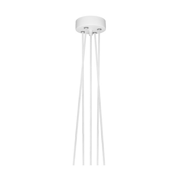 Biała błyszcząca pięcioczęściowa lampa wisząca Sotto Luce MYOO Elementary 5BS-image-1