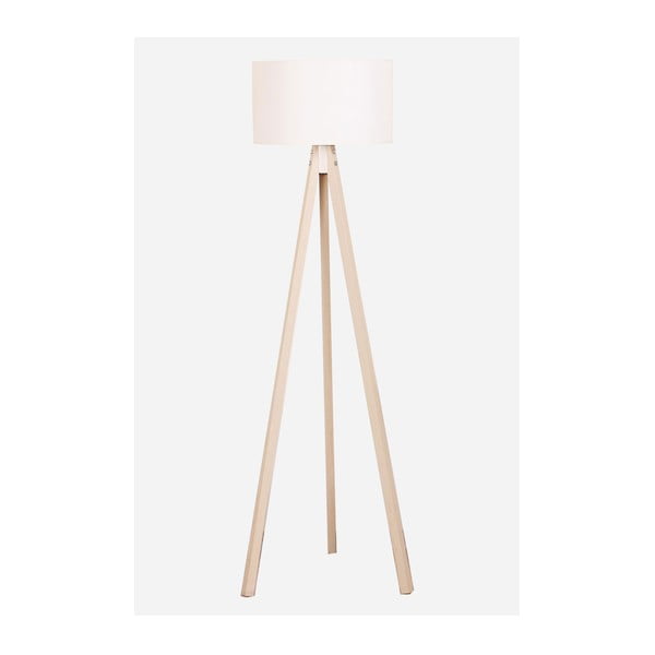Beżowo-naturalna lampa stojąca − Magenta Home