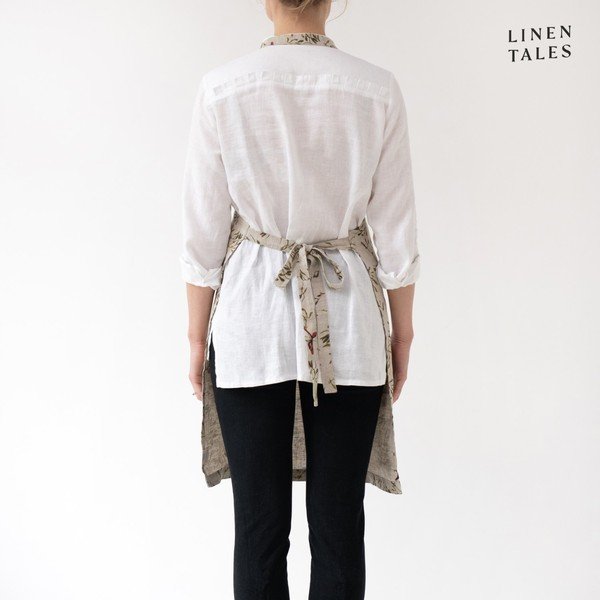 Lniany fartuch ze świątecznym motywem – Linen Tales-image-2