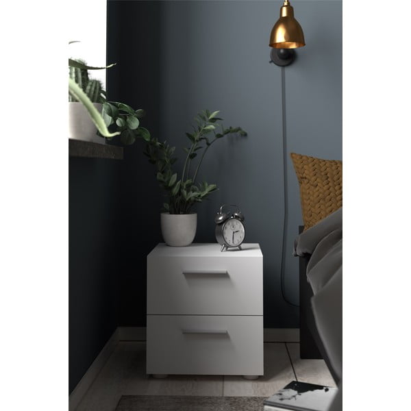 Biała szafka nocna Pepe – Tvilum-image-1