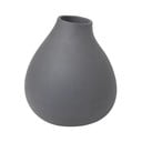 Ciemnoszary porcelanowy wazon (wysokość 17 cm) Nona – Blomus