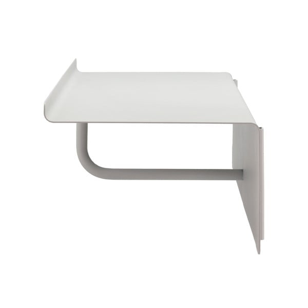 Jasnoszary stalowy wieszak ścienny z półką 21,5 cm A-Coat – Zone-image-4