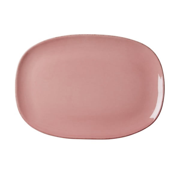 Ceramiczny talerz Oval Pink