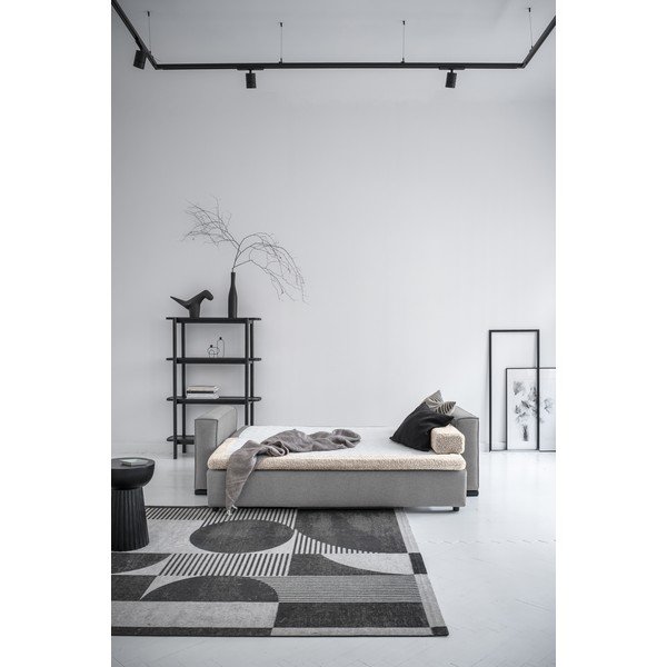 Szara rozkładana sofa 235 cm – Miuform-image-2