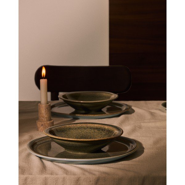 Szary ceramiczny talerz ø 28 cm Coval – Kave Home-image-1