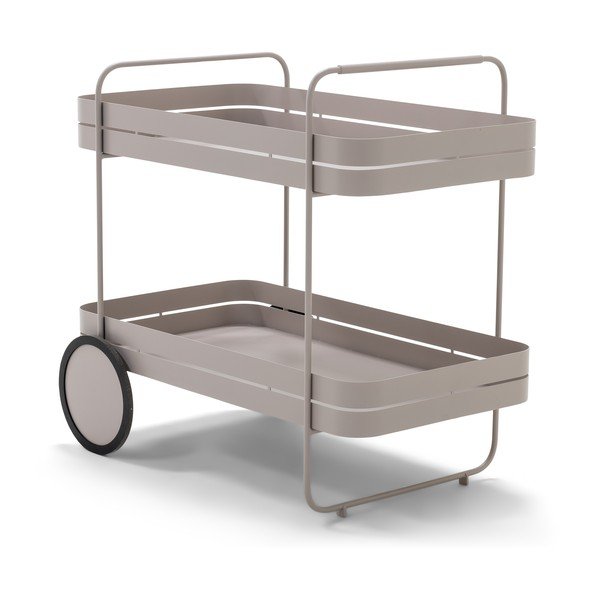 Metalowy barek na kółkach 74x42 cm Gin & Trolley – Spinder Design-image-2