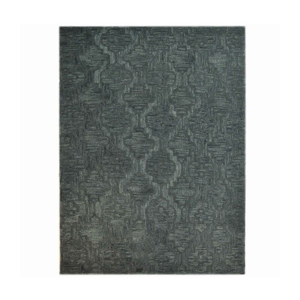 Ciemnoszary dywan wełniany The Rug Republic Acura, 230x160 cm