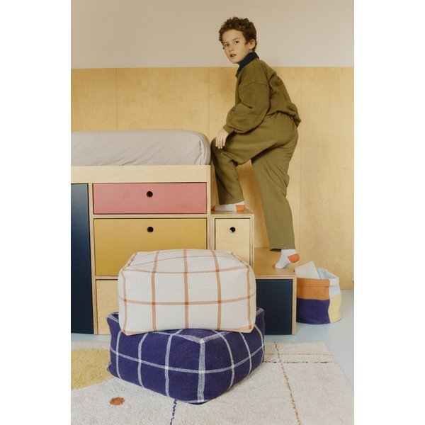Kremowy puf Geo Block – Lorena Canals-image-2