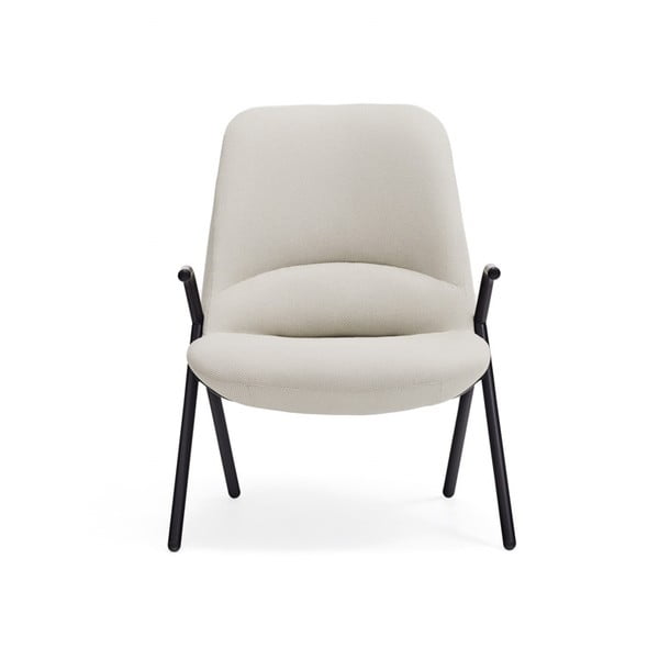 Biały fotel Teulat Dins, wys. 90 cm-image-2